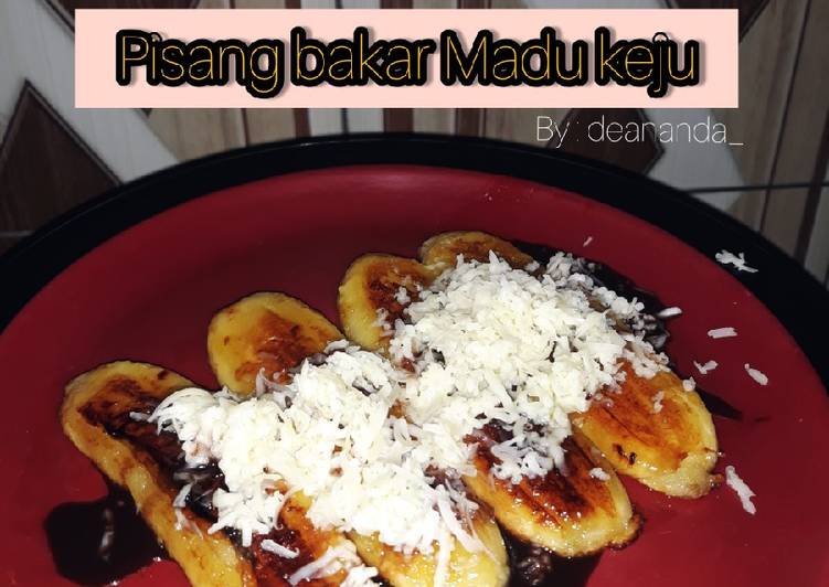 5. Pisang Bakar Madu Keju (Teflon)