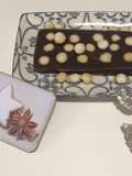 Turrón de nueces de macadamia con aroma de flores