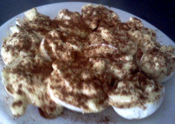 Recipe of Super Quick Homemade Chunky Sweet Potato Deviled Eggs