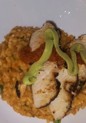 A picture of Chipotle Risotto.
