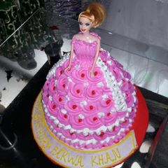 Doll cake A picture of Doll cake.