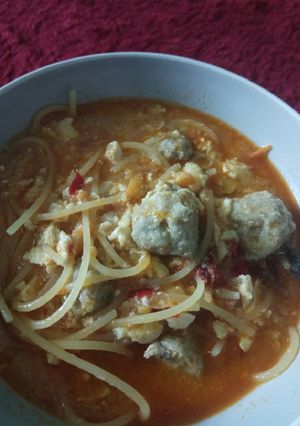 Foto resep Mie spaghetti tek tek