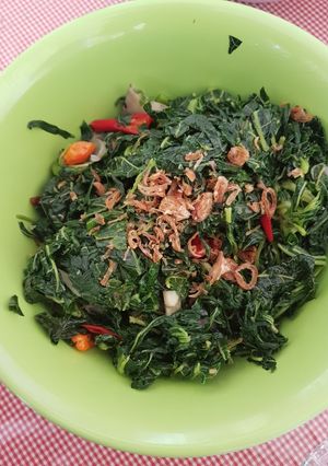 Foto resep Oseng daun pepaya