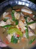 Tumis ikan asin cucut