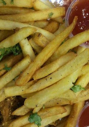 A picture of Masala fries.