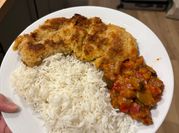 Une photo de escalope milanaise