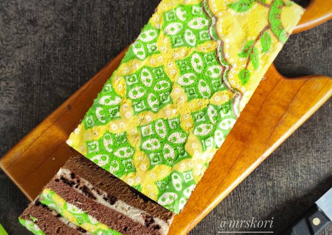 Resep Trio Choco Mocca Batik Cake Oleh Mrs Kori Cookpad