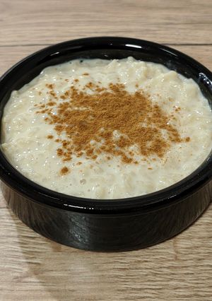 Una foto de Arroz con leche (de cabra)