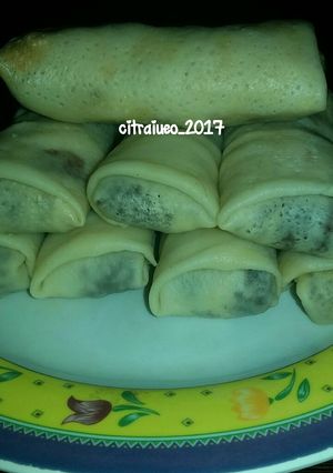 Foto resep Sosis Gulung Piscokju (Pisang, Cokelat, Keju) #IndonesiaMemasak