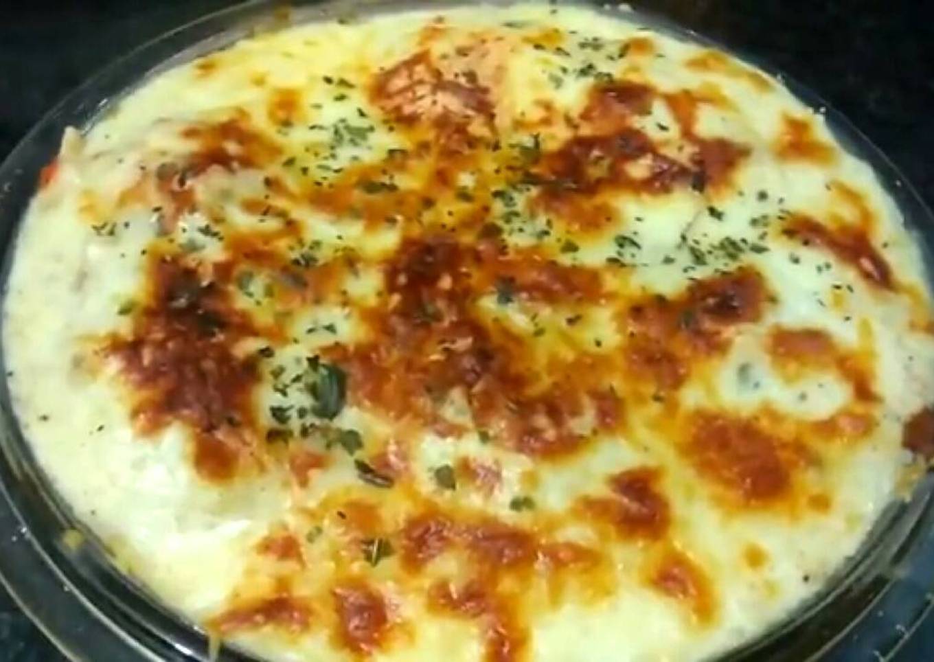 Potato cheese casserole