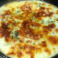 Potato cheese casserole A picture of Potato cheese casserole.
