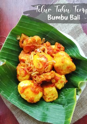 Foto resep (636) Telur Tahu Tempe bumbu Bali