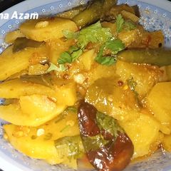 Achari aloo 😋 A picture of Achari aloo 😋.