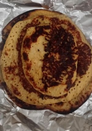 Una foto de Pancakes de manzana