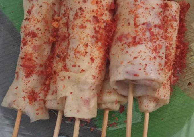 Bagaimana Membuat Telur gulung kornet yang Lezat Sekali