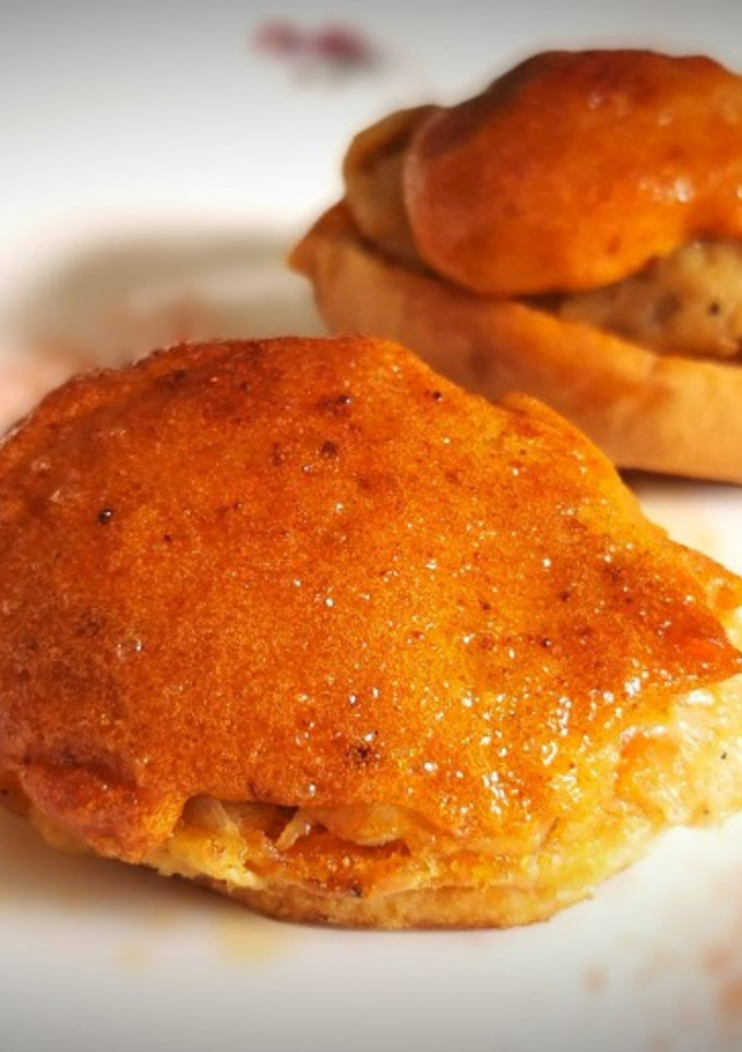 Una foto de Pintxo de Txangurro gratinado