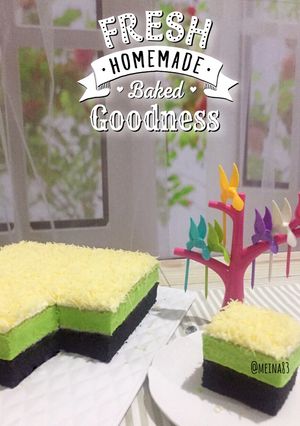 Foto resep Pandan lapis Ketan Hitam