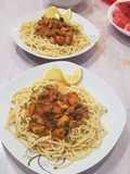 Spaghete cu midii