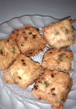 Foto resep Tempe goreng isi sambel