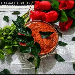 A picture of Garlic Tomato Chutney.