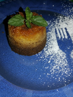 Una foto de Chocoflan