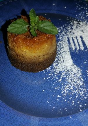 Una foto de Chocoflan
