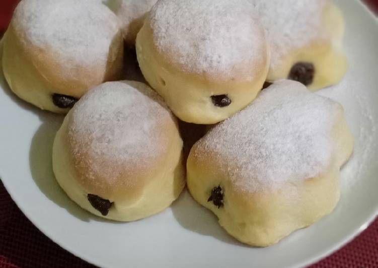 Resep: Donat Panggang Filling Coklat Yang Lezat