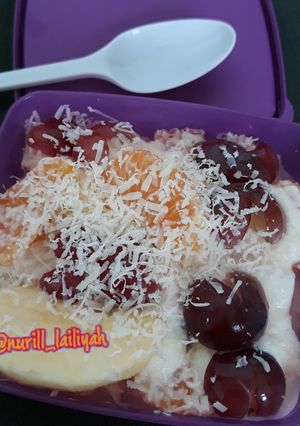 Foto resep Salad buah yogurt creamy