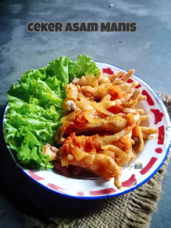 Foto resep Ceker Asam Manis