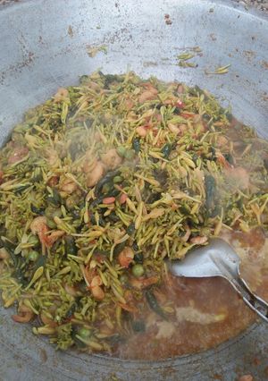 Foto resep Tumis bunga pepaya cabe hijau