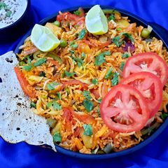 A picture of Street Style Vegetable Pulao.