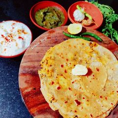 Aloo Paratha A picture of Aloo Paratha.