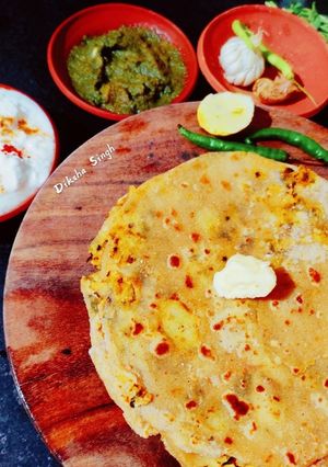 A picture of Aloo Paratha.