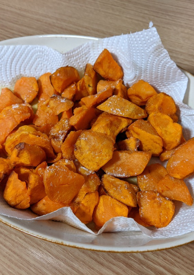 Una foto de Boniato frito