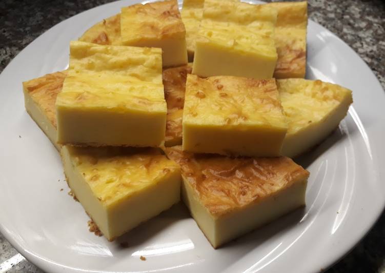 Fainá de queso y polenta