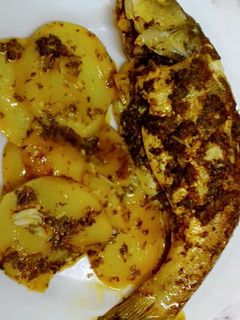 صورة لوصفة سمك بالفرن سهل ولذيذ 😋🤤😍
