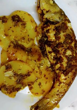 صورة لوصفة سمك بالفرن سهل ولذيذ 😋🤤😍