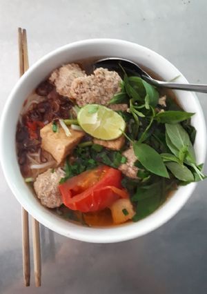 Hình của món Bún riêu cua đồng.