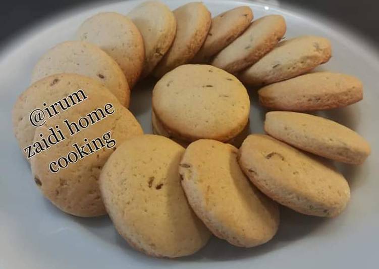 Recipe of Perfect 🍪🍻 White Cumin Seeds Biscuits (zeera biscuits) 🍻🍪