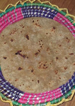 A picture of Simple gol roti.