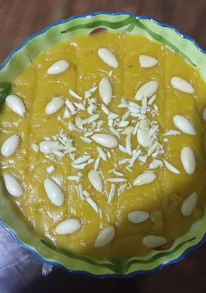 A picture of Channe ki dal ka halwa.