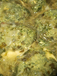 Una foto de Huevos rellenos de espinacas