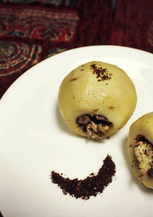 صورة لوصفة طريقة عمل بطاطا بحشوة المسخن