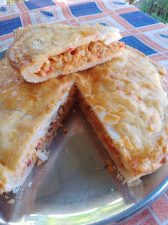 Una foto de Torta de bacalao