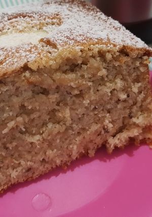 Una foto de Budín de pera y limón, con semillas. (En licuadora)
