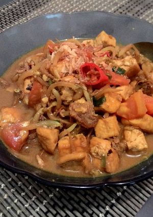 Foto resep Tongseng daging tahu