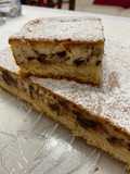 Torta con crema di ricotta e cioccolato