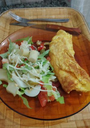 Una foto de Tortilla francesa