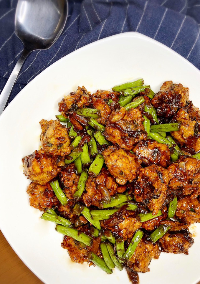 Foto resep Bola Tempe Buncis Teriyaki
