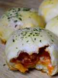 Pan relleno de peperoni